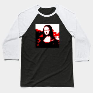 Moan Lisa Profile Baseball T-Shirt